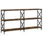 vidaXL Konsolentisch Räuchereiche 200x28x80,5 cm Holzwerkstoff vidaXL Konsolentisch Räuchereiche 200x28x80,5 cm Holzwerkstoff
