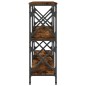 vidaXL Konsolentisch Räuchereiche 200x28x80,5 cm Holzwerkstoff vidaXL Konsolentisch Räuchereiche 200x28x80,5 cm Holzwerkstoff
