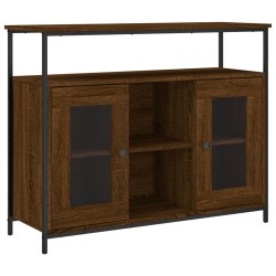 vidaXL Sideboard Braun Eichen-Optik 100x35x80 cm Holzwerkstoff