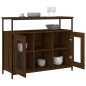 vidaXL Sideboard Braun Eichen-Optik 100x35x80 cm Holzwerkstoff vidaXL Sideboard Braun Eichen-Optik 100x35x80 cm Holzwerkstoff