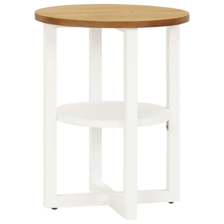 vidaXL Beistelltisch 40x50 cm Eiche Massivholz
