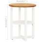 vidaXL Beistelltisch 40x50 cm Eiche Massivholz vidaXL Beistelltisch 40x50 cm Eiche Massivholz