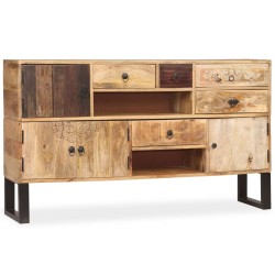 vidaXL Sideboard Mango Massivholz 140x30x80 cm