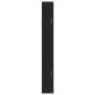 Schmuckschrank mit Spiegel Wandmontage Schwarz 30x8,5x67 cm Schmuckschrank mit Spiegel Wandmontage Schwarz 30x8,5x67 cm
