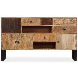 vidaXL Sideboard Mango Massivholz 140x30x80 cm