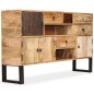 vidaXL Sideboard Mango Massivholz 140x30x80 cm vidaXL Sideboard Mango Massivholz 140x30x80 cm