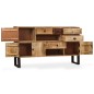 vidaXL Sideboard Mango Massivholz 140x30x80 cm vidaXL Sideboard Mango Massivholz 140x30x80 cm