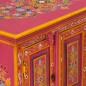 vidaXL TV-Schrank Mangoholz Massiv Rosa Handbemalt vidaXL TV-Schrank Mangoholz Massiv Rosa Handbemalt