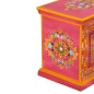 vidaXL TV-Schrank Mangoholz Massiv Rosa Handbemalt vidaXL TV-Schrank Mangoholz Massiv Rosa Handbemalt