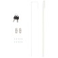 Schmuckschrank mit Spiegel Wandmontage Schwarz 30x8,5x67 cm Schmuckschrank mit Spiegel Wandmontage Schwarz 30x8,5x67 cm