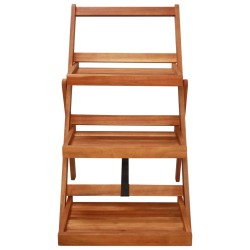 vidaXL Blumenständer 3 Stufen 50 x 63 x 80 cm Massivholz Akazie
