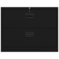 vidaXL Aktenschrank Schwarz 90x46x72,5 cm Stahl vidaXL Aktenschrank Schwarz 90x46x72,5 cm Stahl