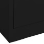 vidaXL Aktenschrank Schwarz 90x46x72,5 cm Stahl vidaXL Aktenschrank Schwarz 90x46x72,5 cm Stahl