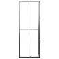 vidaXL Duschkabine Matt ESG 70x70x180 cm Schwarz vidaXL Duschkabine Matt ESG 70x70x180 cm Schwarz
