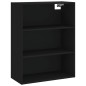 vidaXL Highboard Schwarz 69,5x34x180 cm Holzwerkstoff vidaXL Highboard Schwarz 69,5x34x180 cm Holzwerkstoff