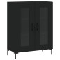 vidaXL Highboard Schwarz 69,5x34x180 cm Holzwerkstoff vidaXL Highboard Schwarz 69,5x34x180 cm Holzwerkstoff