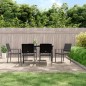 vidaXL Gartenstühle 6 Stk. Schwarz 54x62,5x89 cm Poly Rattan vidaXL Gartenstühle 6 Stk. Schwarz 54x62,5x89 cm Poly Rattan