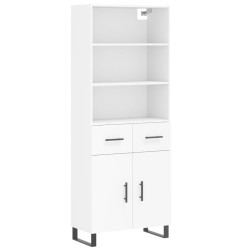 vidaXL Highboard Weiß 69,5x34x180 cm Holzwerkstoff