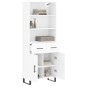 vidaXL Highboard Weiß 69,5x34x180 cm Holzwerkstoff vidaXL Highboard Weiß 69,5x34x180 cm Holzwerkstoff