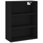 vidaXL Highboard Schwarz 69,5x34x180 cm Holzwerkstoff vidaXL Highboard Schwarz 69,5x34x180 cm Holzwerkstoff