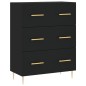 vidaXL Highboard Schwarz 69,5x34x180 cm Holzwerkstoff vidaXL Highboard Schwarz 69,5x34x180 cm Holzwerkstoff