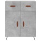 vidaXL Highboard Betongrau 69,5x34x180 cm Holzwerkstoff vidaXL Highboard Betongrau 69,5x34x180 cm Holzwerkstoff