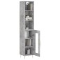 vidaXL Highboard Betongrau 34,5x34x180 cm Holzwerkstoff vidaXL Highboard Betongrau 34,5x34x180 cm Holzwerkstoff