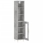 vidaXL Highboard Betongrau 34,5x34x180 cm Holzwerkstoff vidaXL Highboard Betongrau 34,5x34x180 cm Holzwerkstoff