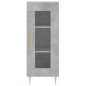 vidaXL Highboard Betongrau 34,5x34x180 cm Holzwerkstoff vidaXL Highboard Betongrau 34,5x34x180 cm Holzwerkstoff
