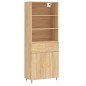 vidaXL Highboard Sonoma-Eiche 69,5x34x180 cm Holzwerkstoff vidaXL Highboard Sonoma-Eiche 69,5x34x180 cm Holzwerkstoff