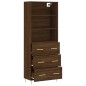 vidaXL Highboard Braun Eichen-Optik 69,5x34x180 cm Holzwerkstoff vidaXL Highboard Braun Eichen-Optik 69,5x34x180 cm Holzwerkstoff