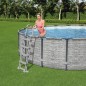 Bestway Power Steel Swimmingpool Rund 488x122 cm Bestway Power Steel Swimmingpool Rund 488x122 cm