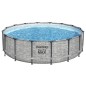 Bestway Power Steel Swimmingpool Rund 488x122 cm Bestway Power Steel Swimmingpool Rund 488x122 cm