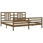 vidaXL Massivholzbett mit Kopfteil Honigbraun 200x200 cm vidaXL Massivholzbett mit Kopfteil Honigbraun 200x200 cm