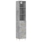 vidaXL Highboard Betongrau 34,5x34x180 cm Holzwerkstoff vidaXL Highboard Betongrau 34,5x34x180 cm Holzwerkstoff