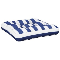 Palettenkissen Blau Weiß Gestreift 60x61,5x10 cm Oxford-Gewebe