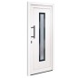 vidaXL Haustür Weiß 108x200 cm PVC vidaXL Haustür Weiß 108x200 cm PVC