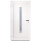 vidaXL Haustür Weiß 108x200 cm PVC vidaXL Haustür Weiß 108x200 cm PVC
