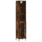 vidaXL Highboard Räuchereiche 34,5x34x180 cm Holzwerkstoff vidaXL Highboard Räuchereiche 34,5x34x180 cm Holzwerkstoff