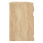 vidaXL Schreibtisch mit Stauraum Sonoma-Eiche Holzwerkstoff vidaXL Schreibtisch mit Stauraum Sonoma-Eiche Holzwerkstoff