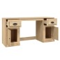 vidaXL Schreibtisch mit Stauraum Sonoma-Eiche Holzwerkstoff vidaXL Schreibtisch mit Stauraum Sonoma-Eiche Holzwerkstoff
