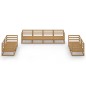 vidaXL 8-tlg. Garten-Lounge-Set Honigbraun Massivholz Kiefer vidaXL 8-tlg. Garten-Lounge-Set Honigbraun Massivholz Kiefer