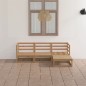 vidaXL 4-tlg. Garten-Lounge-Set Honigbraun Massivholz Kiefer vidaXL 4-tlg. Garten-Lounge-Set Honigbraun Massivholz Kiefer