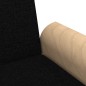 Schlafsofa mit Armlehnen Schwarz Stoff Schlafsofa mit Armlehnen Schwarz Stoff