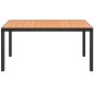 vidaXL 5-tlg. Garten-Essgruppe PVC Rattan Schwarz und Braun vidaXL 5-tlg. Garten-Essgruppe PVC Rattan Schwarz und Braun