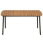 vidaXL 7-tlg. Garten-Essgruppe Poly Rattan Anthrazit vidaXL 7-tlg. Garten-Essgruppe Poly Rattan Anthrazit