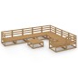 vidaXL 10-tlg. Garten-Lounge-Set Massivholz Kiefer vidaXL 10-tlg. Garten-Lounge-Set Massivholz Kiefer