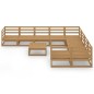 vidaXL 10-tlg. Garten-Lounge-Set Massivholz Kiefer vidaXL 10-tlg. Garten-Lounge-Set Massivholz Kiefer