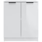 vidaXL Sideboards 2 Stk. Hochglanz-Weiß 60x30x70 cm Holzwerkstoff vidaXL Sideboards 2 Stk. Hochglanz-Weiß 60x30x70 cm Holzwerkstoff