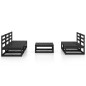 vidaXL 6-tlg. Garten-Lounge-Set Schwarz Massivholz Kiefer vidaXL 6-tlg. Garten-Lounge-Set Schwarz Massivholz Kiefer